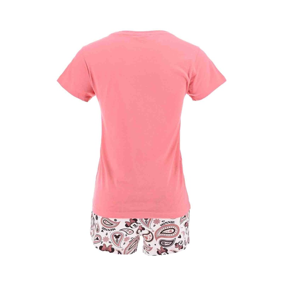 Pigiama corto da donna "Minnie Mouse" in cotone Paisley (Set di pigiami) French Market chez FrenchMarket