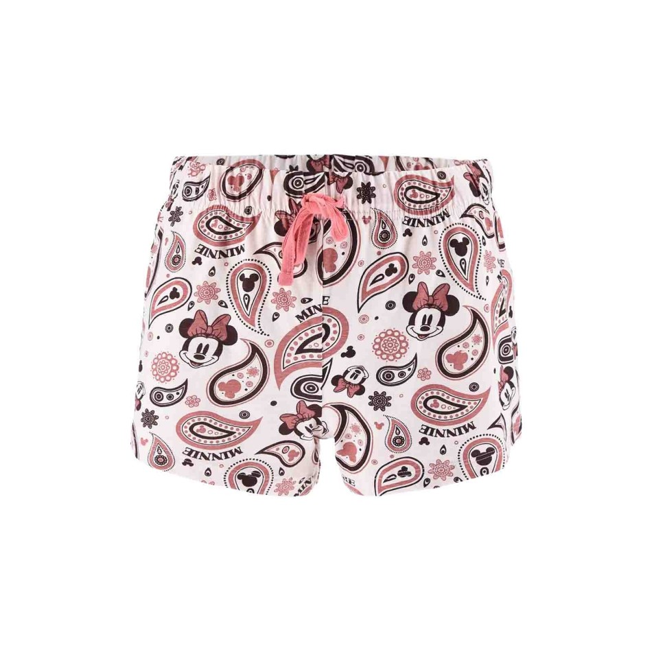 Women's Short Pyjamas Minnie Mouse Paisley - 100% Cotton | Official Disney