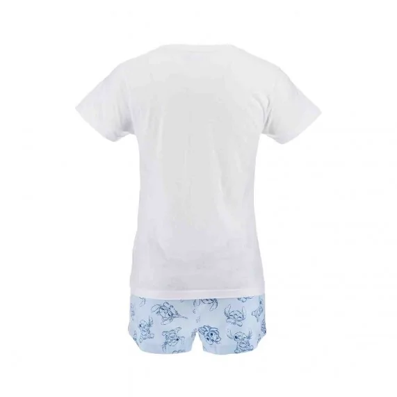 Pigiama corto in cotone da donna "Lilo & Stitch" Angel (Set di pigiami) French Market chez FrenchMarket