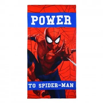 Serviette de Plage Spider-Man "Power" (Serviettes de Bain) French Market chez FrenchMarket