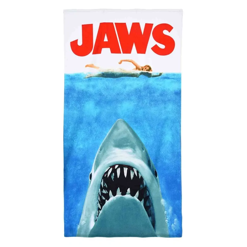French Market - Serviette de Plage Les dents de la mer JAWS Multicouleur Taille Unique