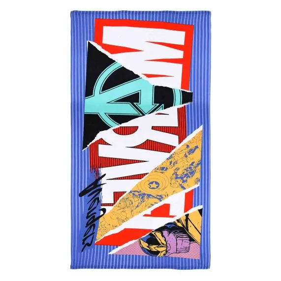 MARVEL Comics "Heritage" Strandtuch (Beach Towel/Strandtuch) French Market auf FrenchMarket
