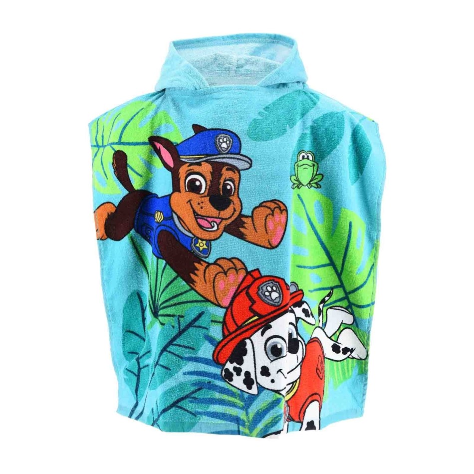 Pat' Patrouille Heritage Badcape med huva 100% bomull