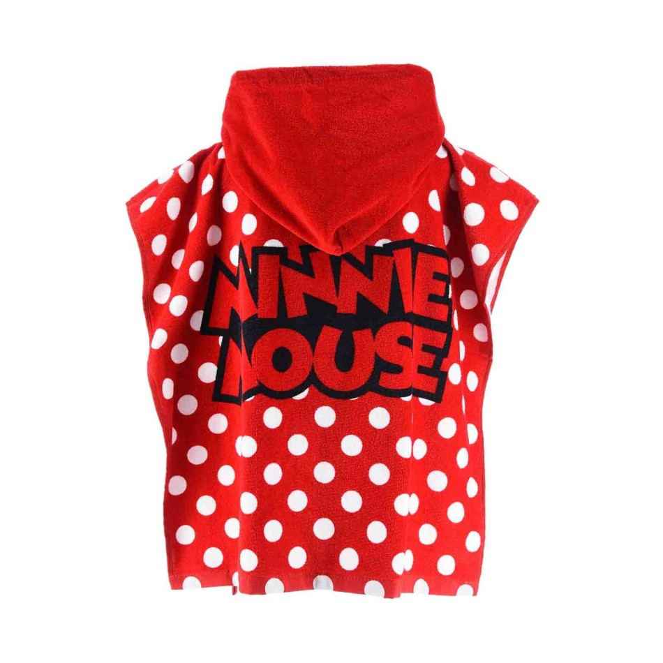 Disney Minnie Mouse Heritage Badcape med huva 100% bomull