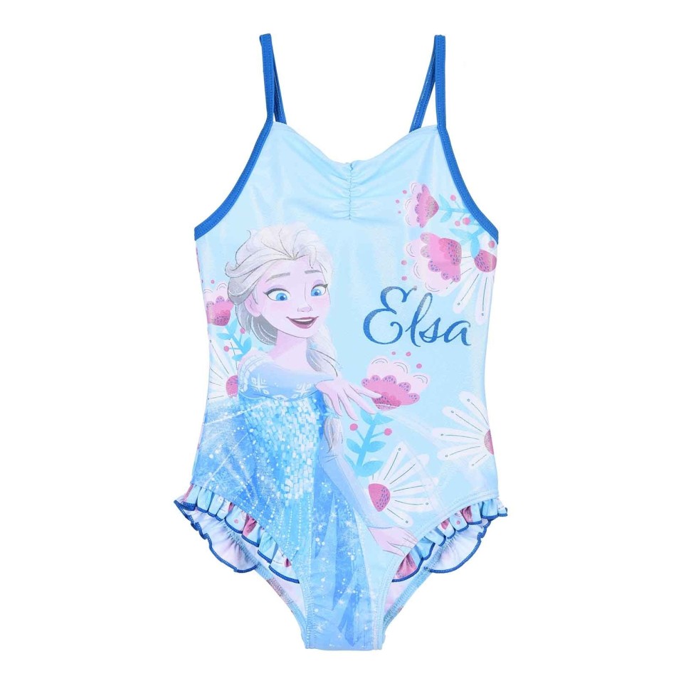 Maillot de Bain 1 Pièce Fille "La Reine des Neiges" Elsa