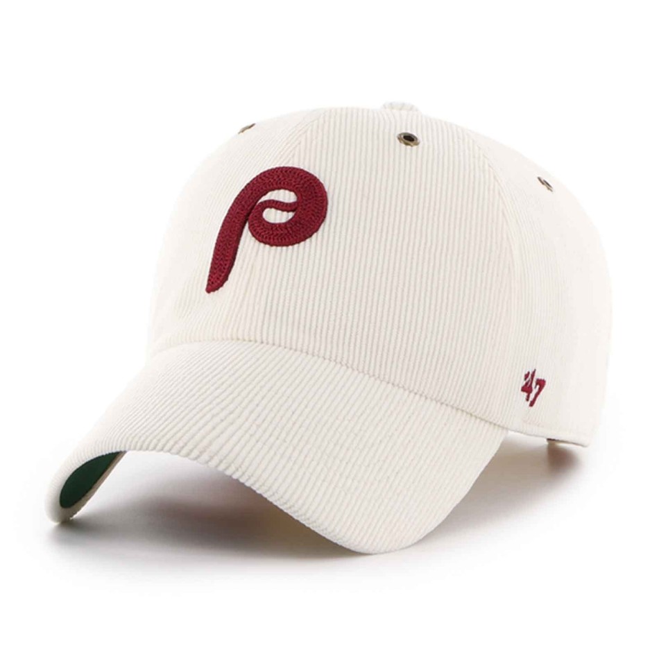 Philadelphia Phillies Clean Up "Thin Cord" Baseball Cap (MLB-pet) '47 Brand chez FrenchMarket