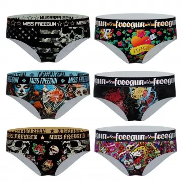 FREEGUN Boxers Femme Lot de 6