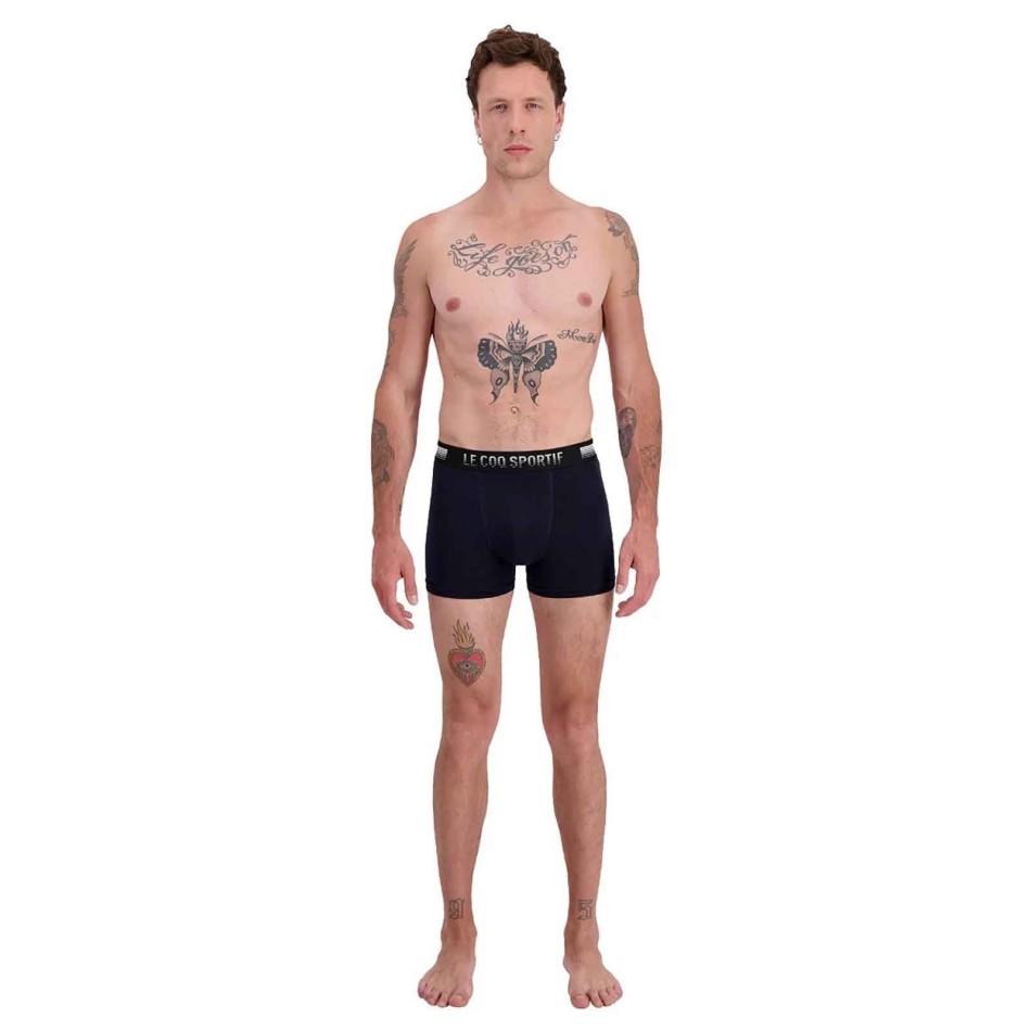 Set van 2 herenboxershorts van premium katoen (Herenboxershorts) Le Coq Sportif chez FrenchMarket