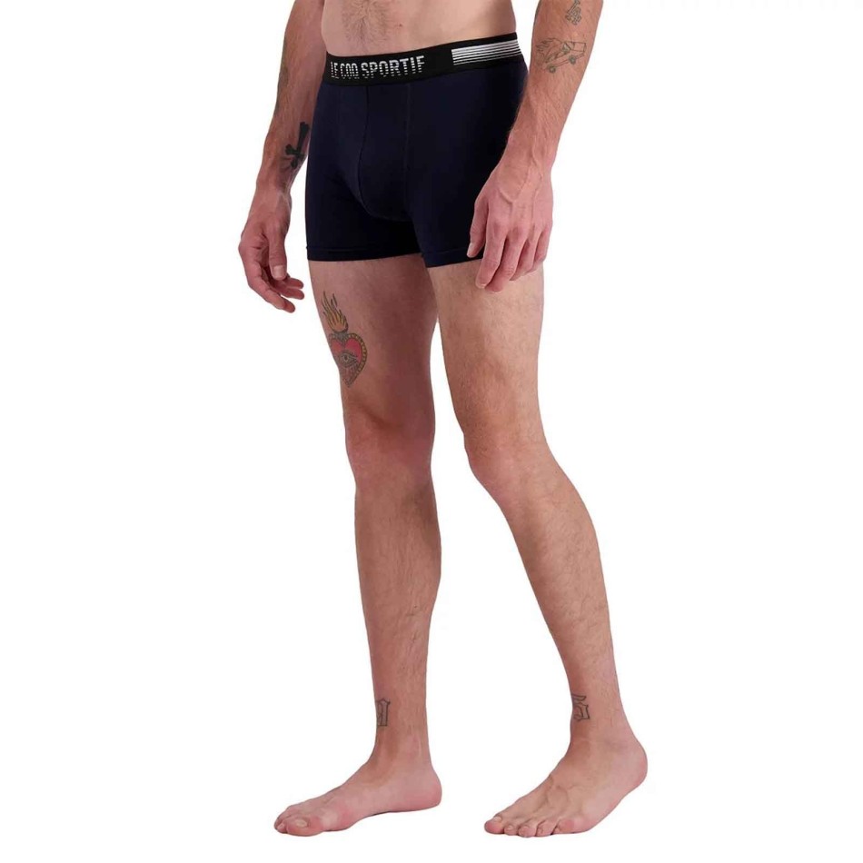 Set van 2 herenboxershorts van premium katoen (Herenboxershorts) Le Coq Sportif chez FrenchMarket