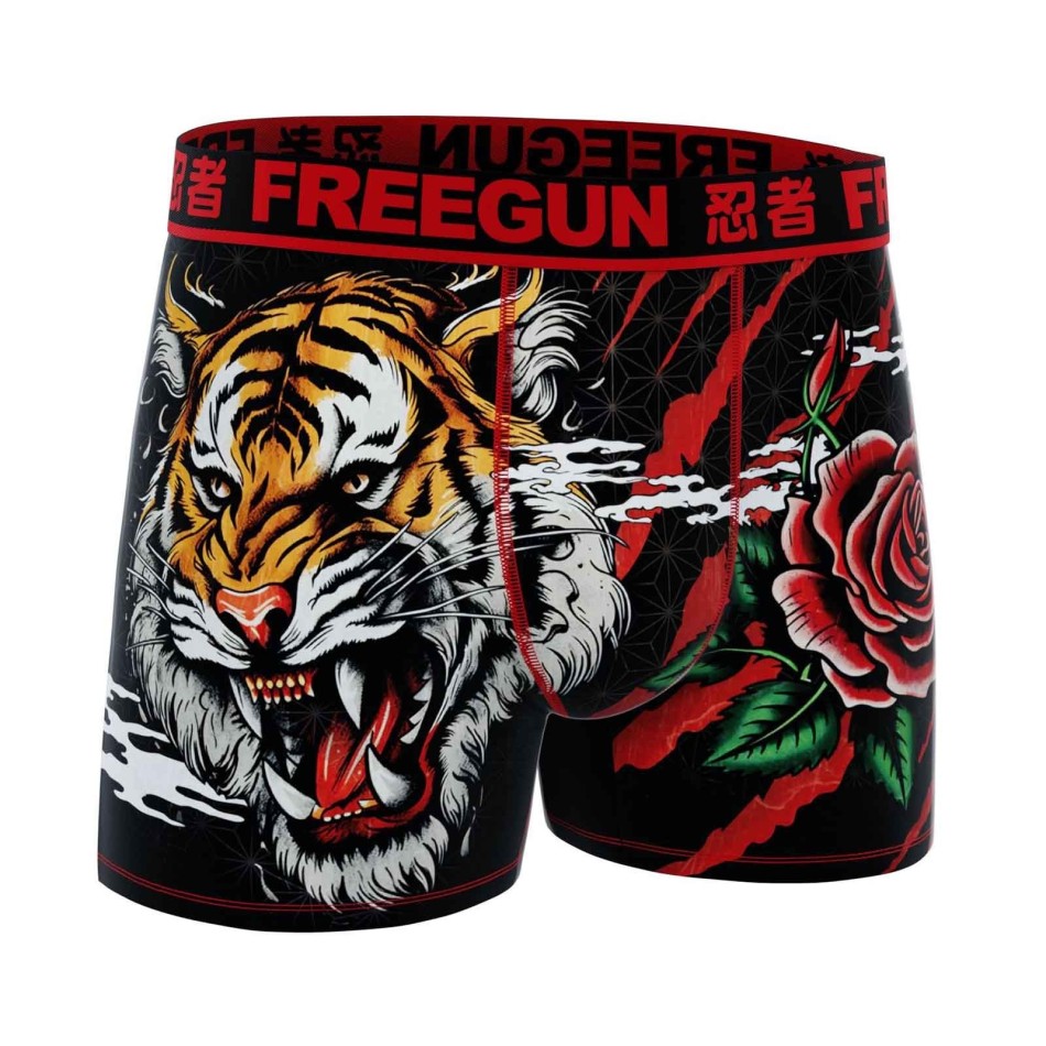 FREEGUN Skull-boxershorts set om 4 för män