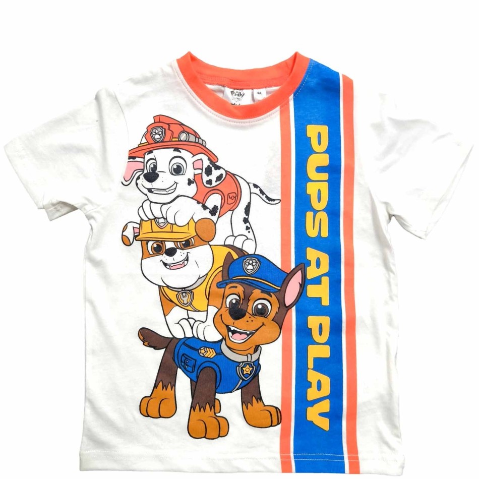 Pyjamas Kort Pojke Bomull Patrol "Colors Explosion