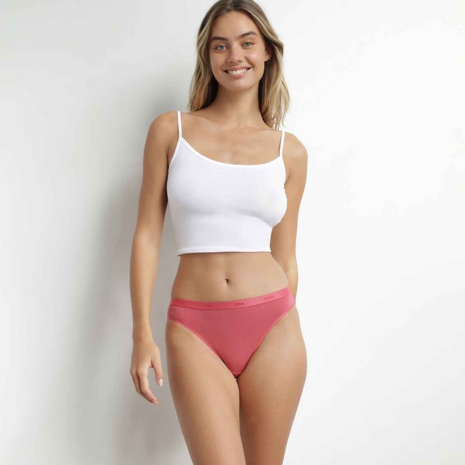 DIM Women's Set of 3 bomullsstretch "Eco" trosor för kvinnorDim"