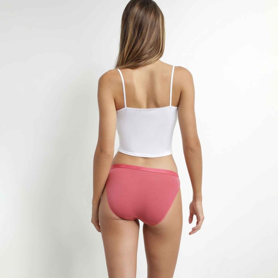 DIM Set of 3 EcoDim Cotton Stretch Panties - Label-Free Comfort