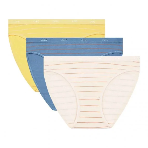 Lot de 3 Culottes Fantaisie Coton Stretch "Les Pockets de Dim" (Culotte Femme) Dim chez FrenchMarket
