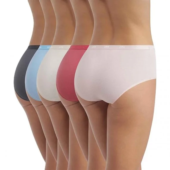 Juego de 5 bóxers de algodón Stretch "EcoDim" (Boxers) Dim chez FrenchMarket