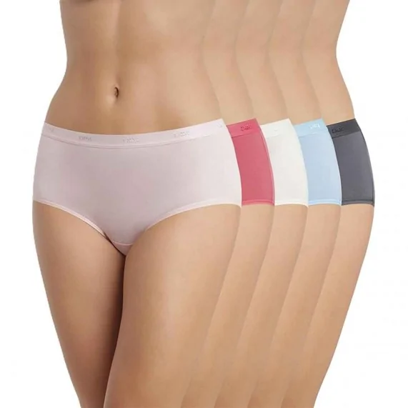 Juego de 5 bóxers de algodón Stretch "EcoDim" (Boxers) Dim chez FrenchMarket