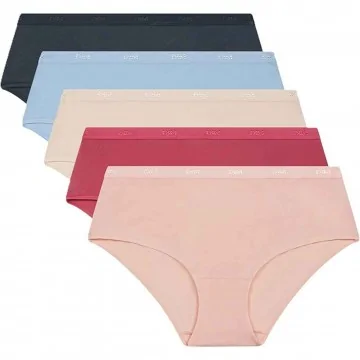 Juego de 5 bóxers de algodón Stretch "EcoDim" (Boxers) Dim chez FrenchMarket