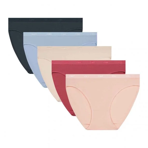 Set of 5 Cotton Stretch Panties "EcoDim" (Panties) Dim on FrenchMarket