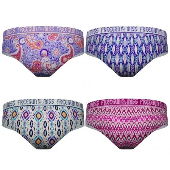 Set van 4 meisjes boxers Fancy (Boxers/Shorty) Freegun chez FrenchMarket