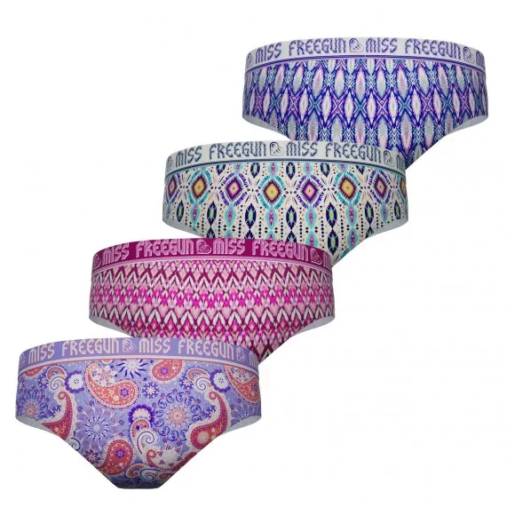 Set van 4 meisjes boxers Fancy (Boxers/Shorty) Freegun chez FrenchMarket