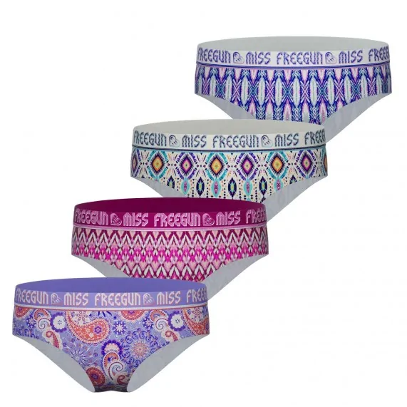 Set van 4 meisjes boxers Fancy (Boxers/Shorty) Freegun chez FrenchMarket