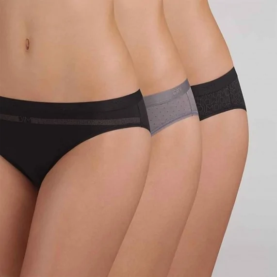 Lot de 3 Culottes Fantaisie Coton Stretch "Les Pockets de Dim" (Culotte Femme) Dim chez FrenchMarket