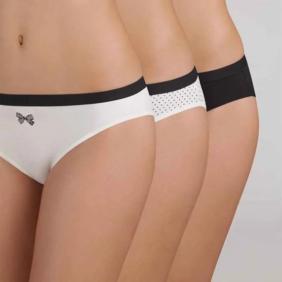Set of 3 Cotton Stretch Fancy Panties "Les Pockets de Dim" (Panties) Dim on FrenchMarket Set of 3 Cotton Stretch Fancy Panties "Les Pockets de Dim" (Panties) Dim on FrenchMarket