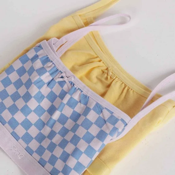 Doppelpack BHs "Les Pockets" für Mädchen aus Baumwolle mit Stretch-Anteil (BHs) Dim auf FrenchMarket
