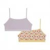 Set di 2 reggiseni da ragazza in cotone elasticizzato "Les Pockets (Reggiseni) Dim chez FrenchMarket