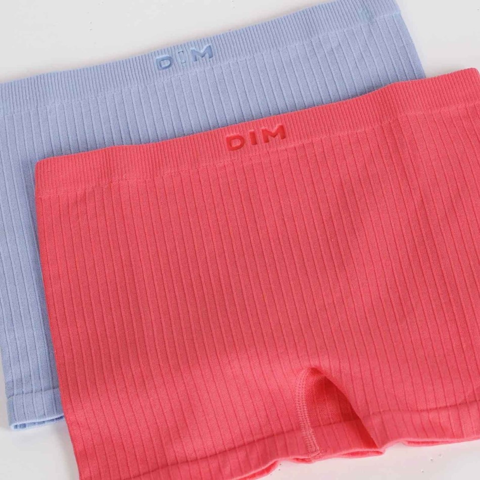 Lote de 2 calzoncillos de microfibra sin costuras para niña (Boxers/Shorty) Dim chez FrenchMarket