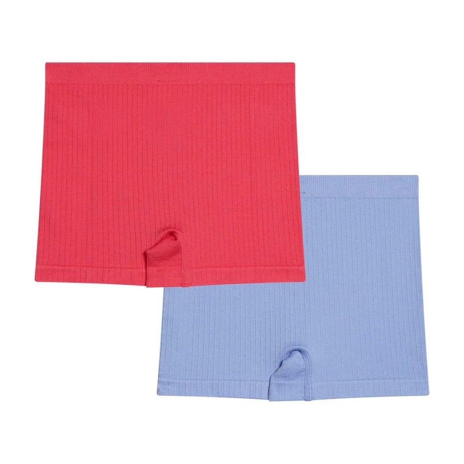 Set van 2 meisjesboxershorts zonder naad van microvezel (Boxers/Shorty) Dim chez FrenchMarket