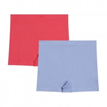 Lote de 2 calzoncillos de microfibra sin costuras para niña (Boxers/Shorty) Dim chez FrenchMarket
