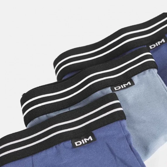 Set di 3 boxer ecodim in cotone elasticizzato per ragazzi (Confezione di boxer da ragazzo) Dim chez FrenchMarket