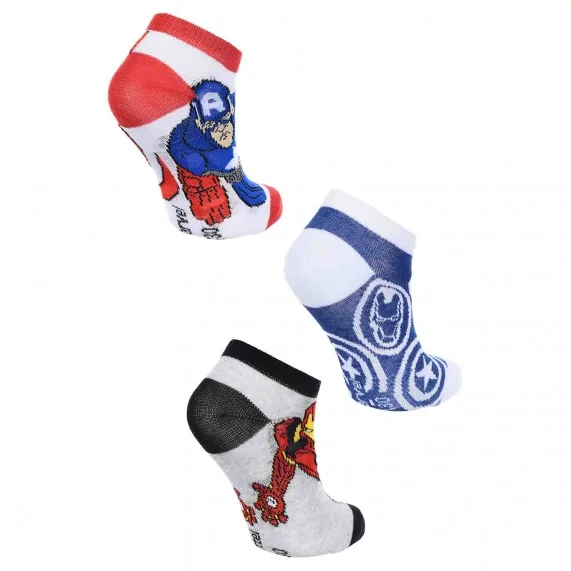 3 paia di calzini da ragazzo MARVEL Avengers (Fantasie) French Market chez FrenchMarket