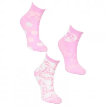 Lot de 3 Paires de Chaussettes Fille "Barbie" (Chaussettes) French Market chez FrenchMarket