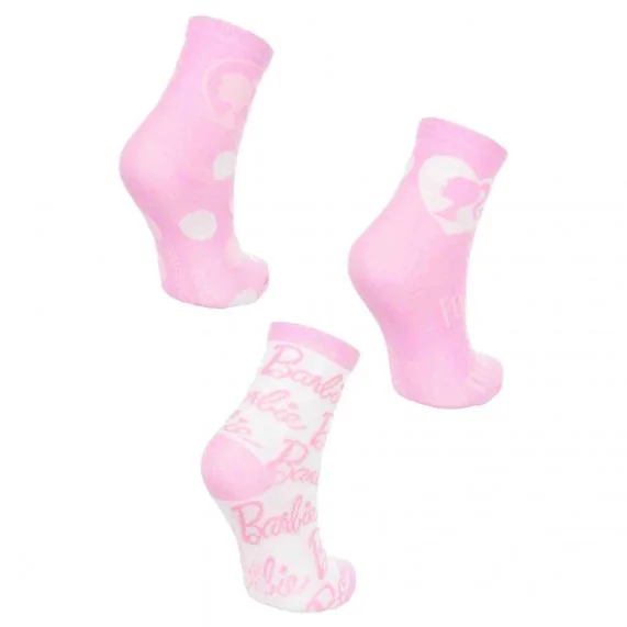Barbie" 3-Pair Girls' Socks Set (Socks) French Market on FrenchMarket