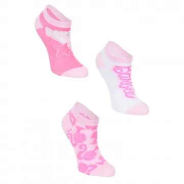 Lot de 3 Paires de Socquettes Fille Barbie (Chaussettes) French Market chez FrenchMarket