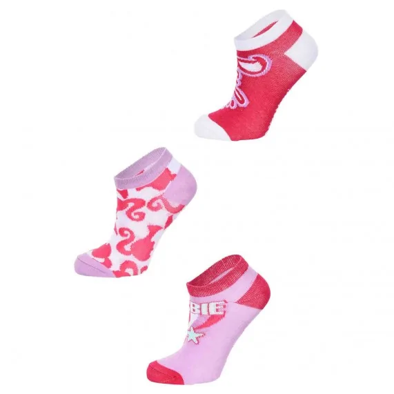 Barbie Meisje 3-Paar Sokken Pakket (Sokken) French Market chez FrenchMarket