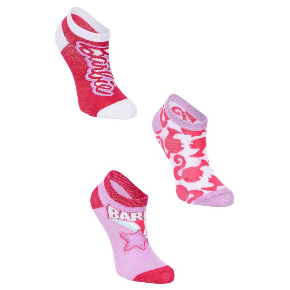 Lot de 3 Paires de Socquettes Fille Barbie (Chaussettes) French Market chez FrenchMarket