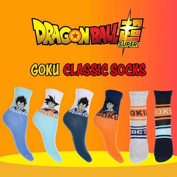 6 Paar Dragon Ball Z Socken für Jungen (Dragon Ball Socken) French Market auf FrenchMarket