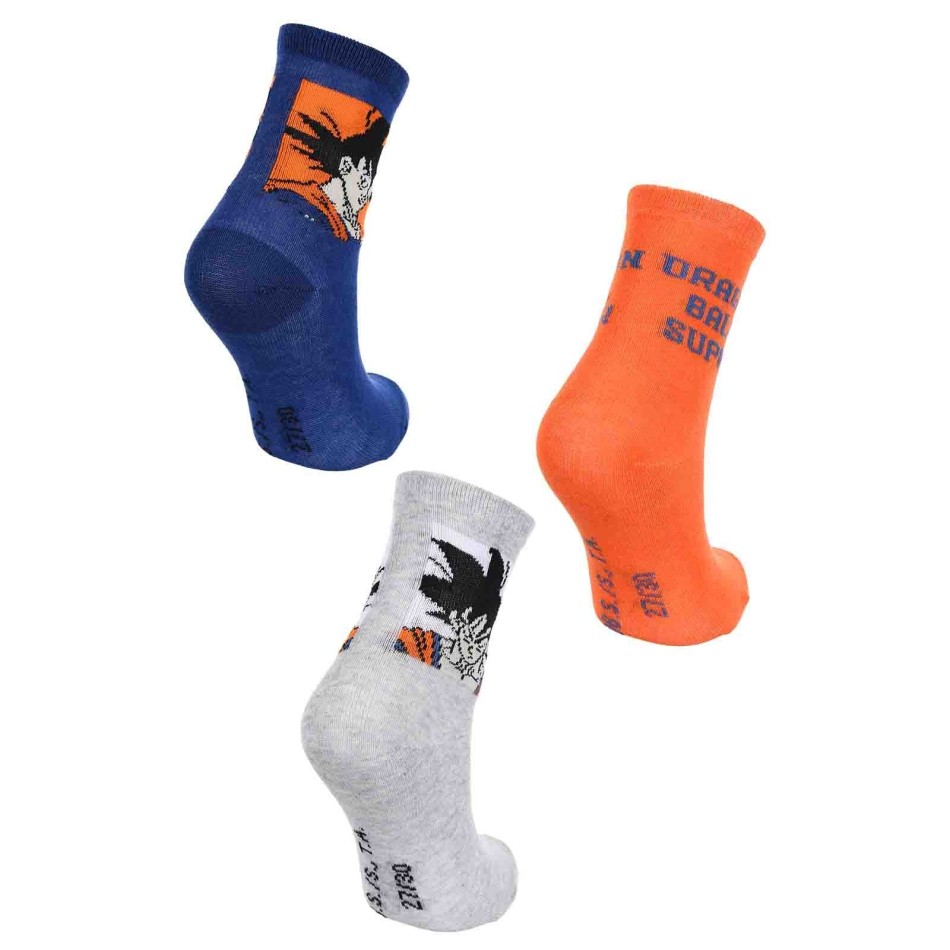 6 par Dragon Ball Z San Goku Vegeta Boy bomullsstrumpor