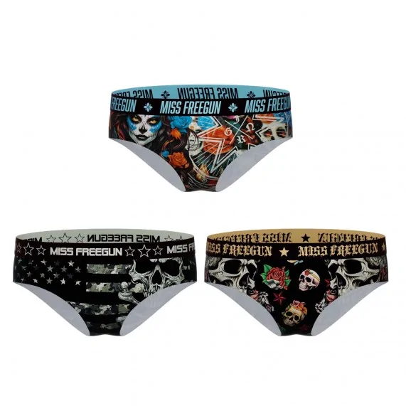 Lot de 3 Boxers Femme Microfibre (Boxer Femme) Freegun chez FrenchMarket Lot de 3 Boxers Femme Microfibre (Boxer Femme) Freegun chez FrenchMarket