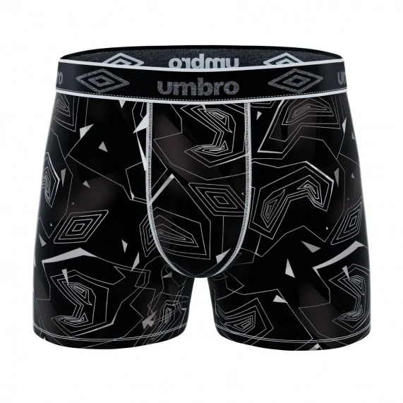 Set di 3 boxer sportivi da uomo in microfibra (Boxer da uomo) Umbro chez FrenchMarket