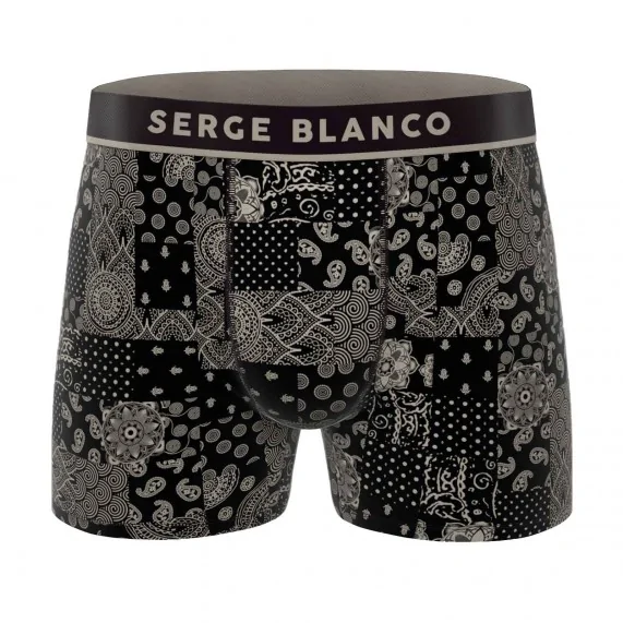 3er-Pack Boxershorts für Männer aus Mikrofaser (Boxershorts für Männer) Serge Blanco auf FrenchMarket
