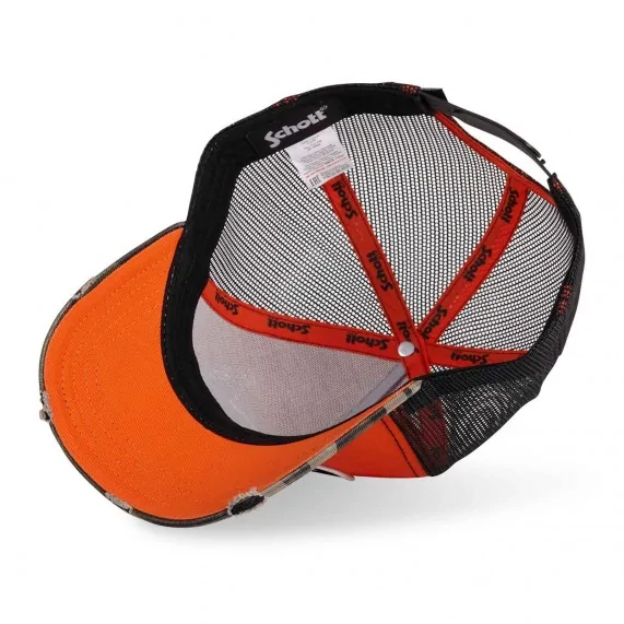 Casquette Trucker Von Dutch x Schott " Camo Map" (Casquettes) Von Dutch chez FrenchMarket