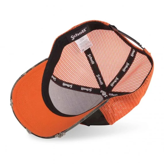 Casquette Trucker Von Dutch x Schott " Camo Map" (Casquettes) Von Dutch chez FrenchMarket