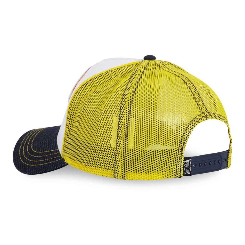 Gul Trucker-keps med "Patch Von Dutch x Schott N.Y.C.