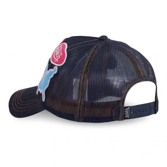 Casquette Trucker Von Dutch x Schott "Patch Denim" (Casquettes) Von Dutch chez FrenchMarket