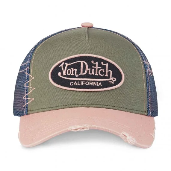 Casquette Trucker Effet Usé "Grey" (Casquettes) Von Dutch chez FrenchMarket