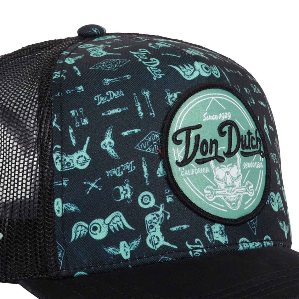 Cappello trucker vintage "Print Edition (Cappellino) Von Dutch chez FrenchMarket